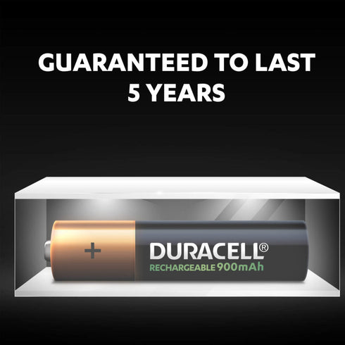 Duracell AAA Plus Power Rechargeable 900mAh Battery Pack of 4 - TradeNRG UK