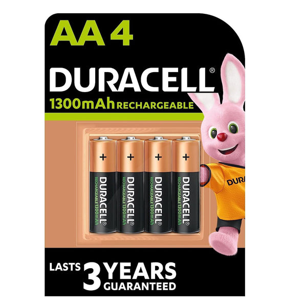 Duracell AA Rechargeable Batteries 1300mAh to 2500mAh all in 4 Packs - TradeNRG UK