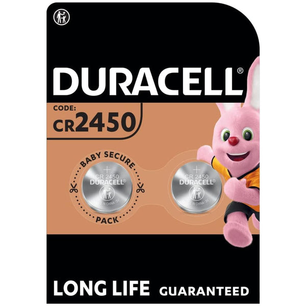 Duracell CR2450 Batteries Lithium Coin Battery 3V- Pack of 2 - TradeNRG UK