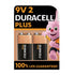 Duracell Plus Power 9V 6LR61 MN1604 PP3 Alkaline Batteries Smoke Alarm - TradeNRG UK