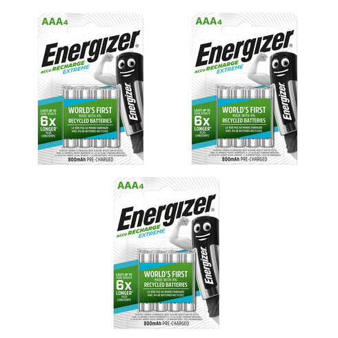 Energizer 800mAh AAA Extreme Battery Accu 1.2V Nimh Pre-Charged Batteries - TradeNRG UK