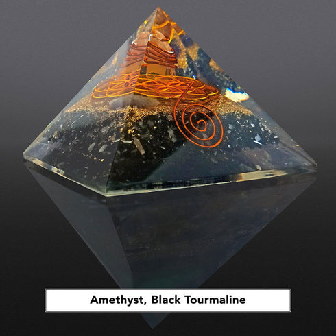 Energy Generator Orgonite Quartz Crystal orgone pyramid Stone - TradeNRG UK