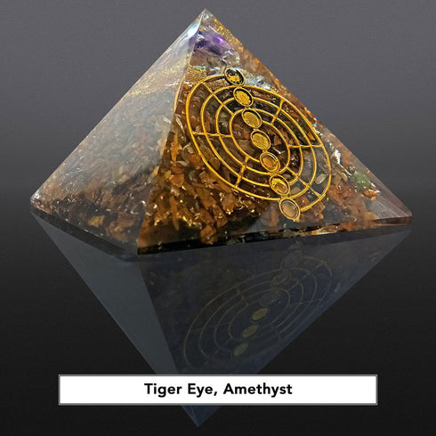 Energy Generator Orgonite Quartz Crystal orgone pyramid Stone - TradeNRG UK