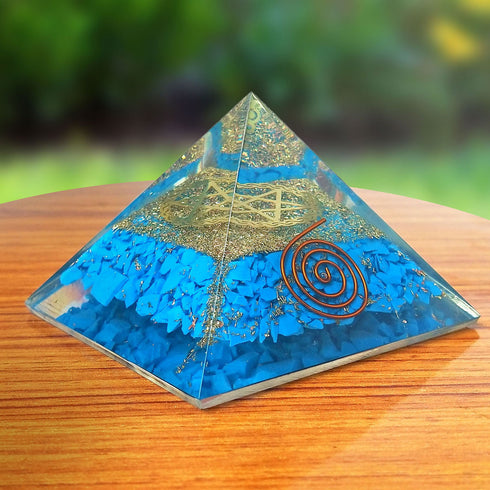 Energy Generator Orgonite Quartz Crystal orgone pyramid Stone - TradeNRG UK