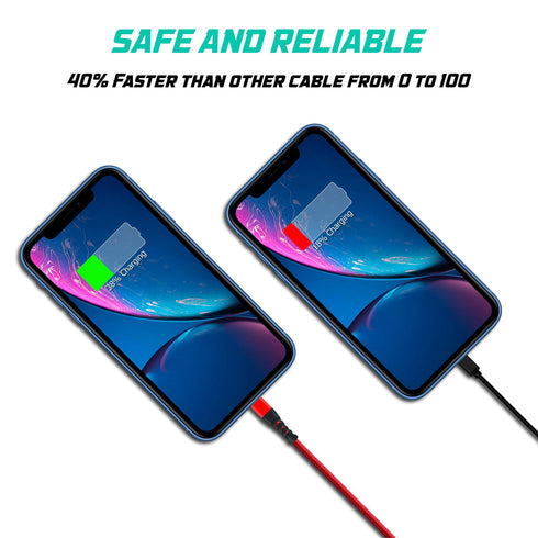 Fast charging iPhone Lightning cable for iPhone 14, 13, and iPad - TradeNRG UK