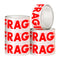Fragile Printed Packing Tape 48mm X 66M (6 Roll Pack) Parcel Tapes - TradeNRG UK