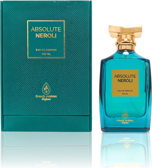 French Arabian Perfumes Absolute Neroli Perfume 100ml - Unisex Eau De Parfum with Fresh Citrus & Floral Notes - TradeNRG UK