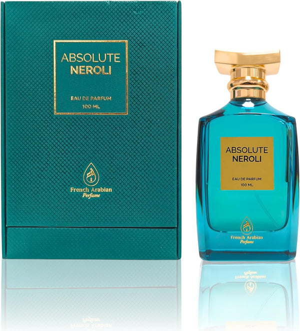 French Arabian Perfumes Absolute Neroli Perfume 100ml - Unisex Eau De Parfum with Fresh Citrus & Floral Notes - TradeNRG UK