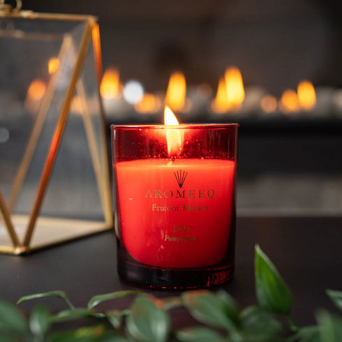 Fruit of Heaven Scented Candle - Dark Pomegranate 180gm - TradeNRG UK