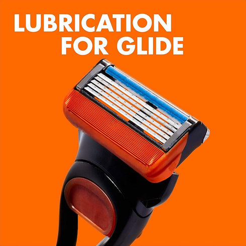Gillette Fusion5 Razor 5 Anti-Friction Blades - Value Pack, Razor + 10 Razor Blades - TradeNRG UK