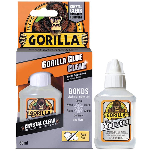 Gorilla Glue Crystal Clear 50ml foam-free, Water resistant - TradeNRG UK