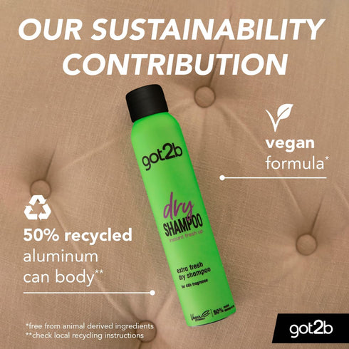 Got2B Extra Fresh Dry Shampoo - Vegan Formula, 200ml - TradeNRG UK