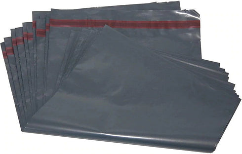 Grey Mailing Bags Poly Mailers Plastic Postage Bags Self Seal Bag All Sizes - TradeNRG UK