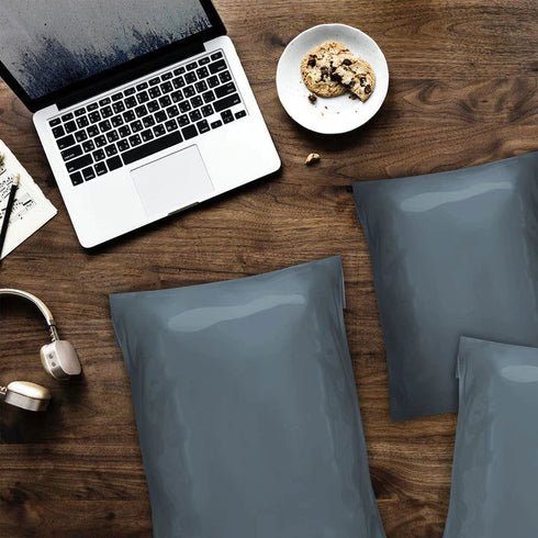 Grey Mailing Bags Poly Mailers Plastic Postage Bags Self Seal Bag All Sizes - TradeNRG UK