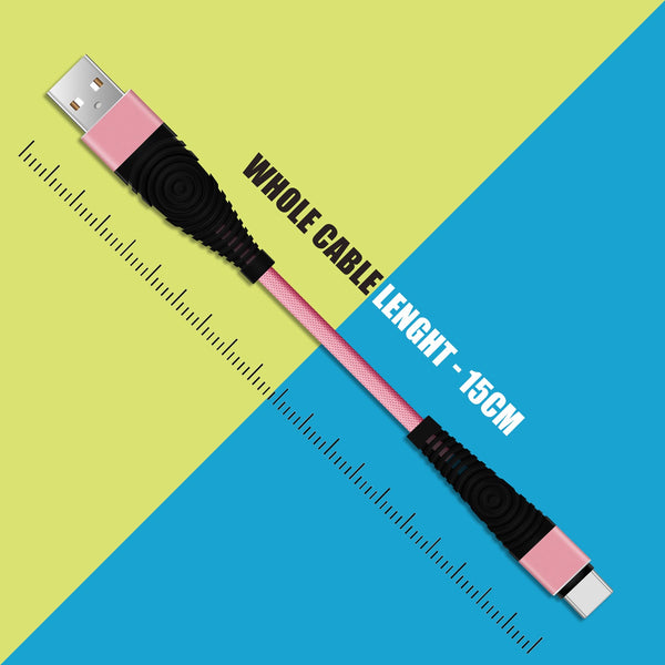 Heavy-Duty Braided Fast Charge Phone Charger USB C Type C Data Cable - TradeNRG UK