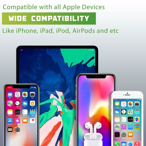 HeavyDuty USB Charger Charging Cable For Apple iPhone 13 12 11 Pro Max 6 7 8 XR X - TradeNRG UK