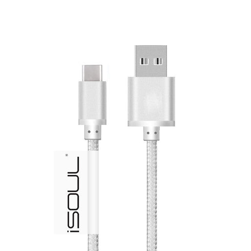 Heavy Duty Braided USB Type C 3.0 Data Sync Charger Charging Cable - TradeNRG UK