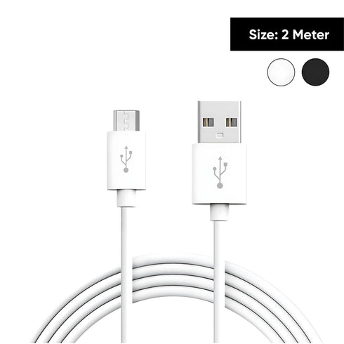Heavy Duty Extra Long Fast Charge & Data Sync Micro USB Cable 1M 2M 3M - TradeNRG UK