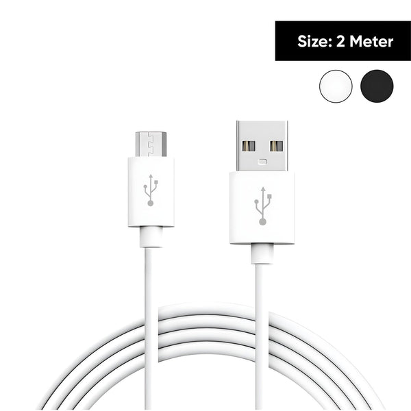 Heavy Duty Extra Long Fast Charge & Data Sync Micro USB Cable 1M 2M 3M - TradeNRG UK