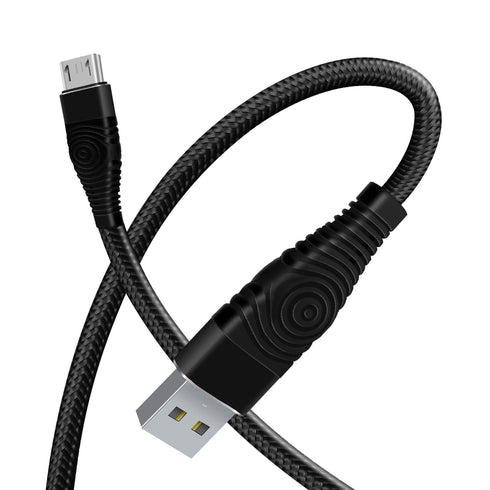 Heavy Duty Micro USB Charging Cable Braided Fast Phone Charger Lead - TradeNRG UK