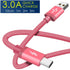 Heavy Duty Quick Fast Charge USB C Type C Data Phone Charger Cable Lead 2m 3m 1m - TradeNRG UK