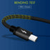 Heavy Duty Quick Fast Charge USB C Type C Data Phone Charger Cable Lead 2m 3m 1m - TradeNRG UK