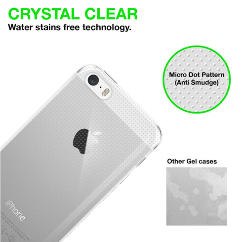 Iphone 8 Gel Case soft Back Cover - Transparent - TradeNRG UK