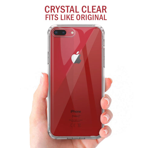 Iphone 8 Plus Gel Case soft Back Cover - Transparent - TradeNRG UK
