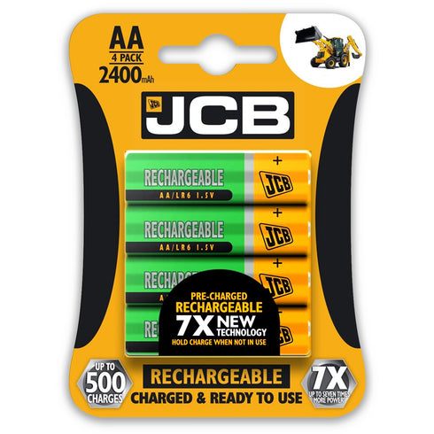 JCB Battery NiMH Pre Charged AA AAA 900mAh 1200mAh 2400mAh - TradeNRG UK