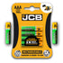 JCB Battery NiMH Pre Charged AA AAA 900mAh 1200mAh 2400mAh - TradeNRG UK