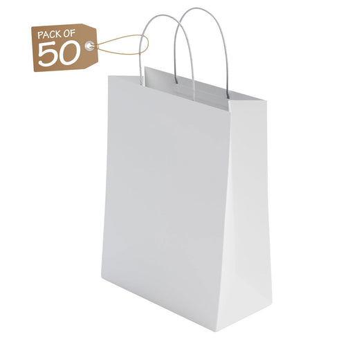 Kraft Paper Bags with Twisted Handle Colored Party Gift Bags Paper Carrier for Birthday 18x22x8cm - TradeNRG UK