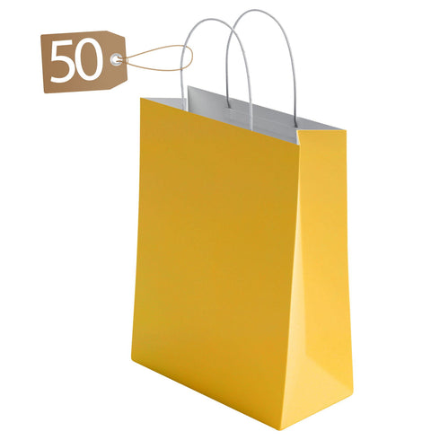 Kraft Paper Bags with Twisted Handle Colored Party Gift Bags Paper Carrier for Birthday 18x22x8cm - TradeNRG UK