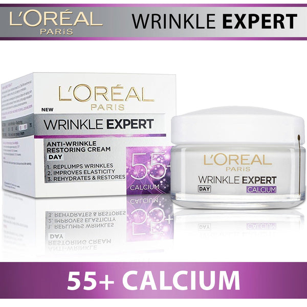 L'Oréal Wrinkle Expert 55+ Anti-Wrinkle & Restoring Day Cream - TradeNRG UK