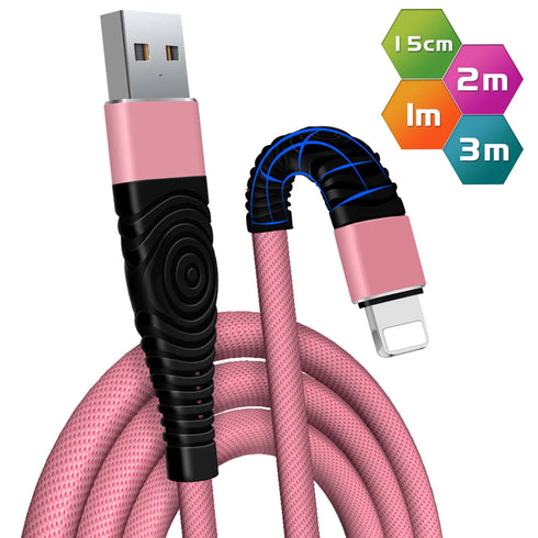 Long USB Lead Sync Data Lightning Cable Charger For iPhone & iPad - TradeNRG UK
