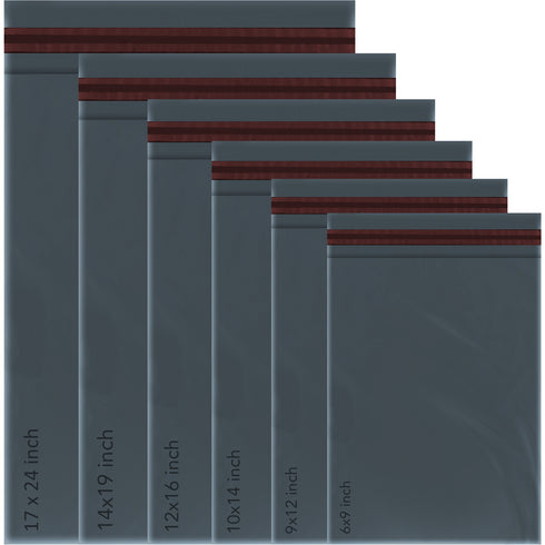 Mailing Bags Strong Grey Grip Self Seal Plastic Poly Bag Postage UK - TradeNRG UK