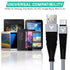 Micro USB Data Sync Charger Cable Lead For Smartphones 15CM 1M 2M Long - TradeNRG UK