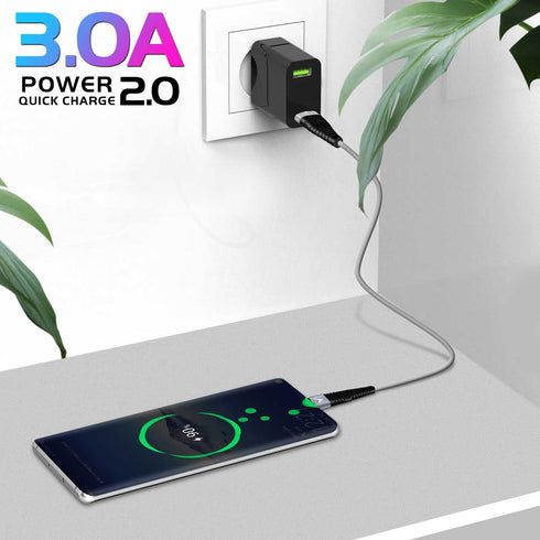 Micro USB Data Sync Charger Cable Lead For Smartphones 15CM 1M 2M Long - TradeNRG UK