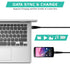 Micro USB Data Sync Charger Cable Lead For Smartphones 15CM 1M 2M Long - TradeNRG UK