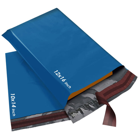Mixed 50 Postage Bags Poly Mailing Bags Self Seal 2 Sizes 25 from Each 10X14 and 12x16 - TradeNRG UK