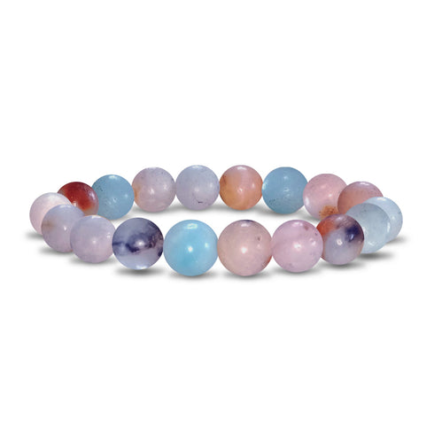 New Beads Bracelet 7 Natural Stone Lava Bracelet Diffuser Multi Color Gemstone - TradeNRG UK