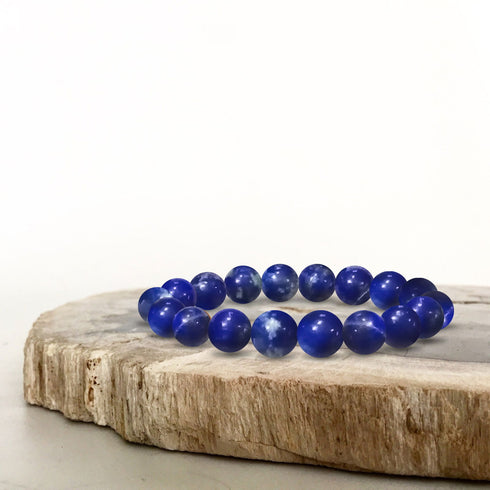 New Beads Bracelet 7 Natural Stone Lava Bracelet Diffuser Multi Color Gemstone - TradeNRG UK