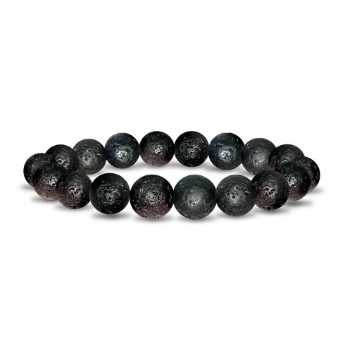 New Beads Bracelet 7 Natural Stone Lava Bracelet Diffuser Multi Color Gemstone - TradeNRG UK