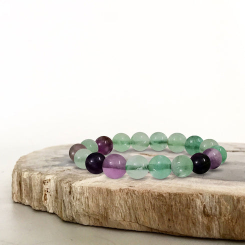 New Beads Bracelet 7 Natural Stone Lava Bracelet Diffuser Multi Color Gemstone - TradeNRG UK