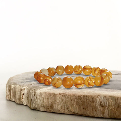 New Beads Bracelet 7 Natural Stone Lava Bracelet Diffuser Multi Color Gemstone - TradeNRG UK