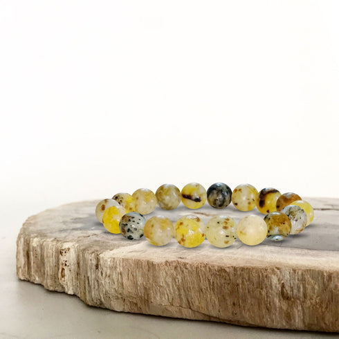New Beads Bracelet 7 Natural Stone Lava Bracelet Diffuser Multi Color Gemstone - TradeNRG UK