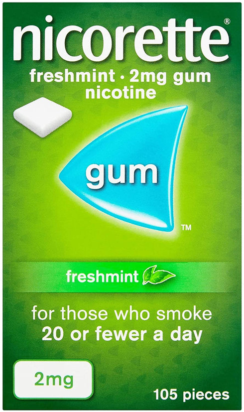 Nicorette Chewing Gum Original, Fruitfusion, IcyWhite 2mg-4mg - TradeNRG UK