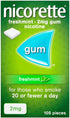 Nicorette Chewing Gum Original, Fruitfusion, IcyWhite 2mg-4mg - TradeNRG UK