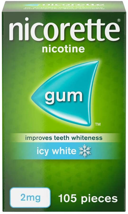 Nicorette Chewing Gum Original, Fruitfusion, IcyWhite 2mg-4mg - TradeNRG UK
