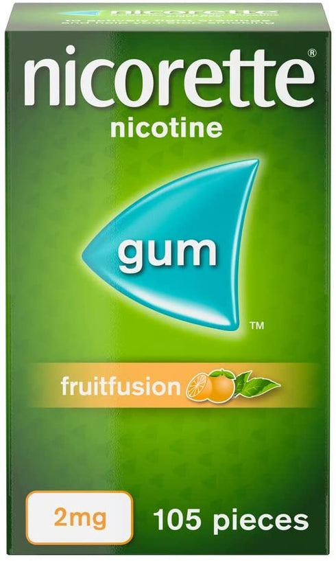 Nicorette Chewing Gum Original, Fruitfusion, IcyWhite 2mg-4mg - TradeNRG UK