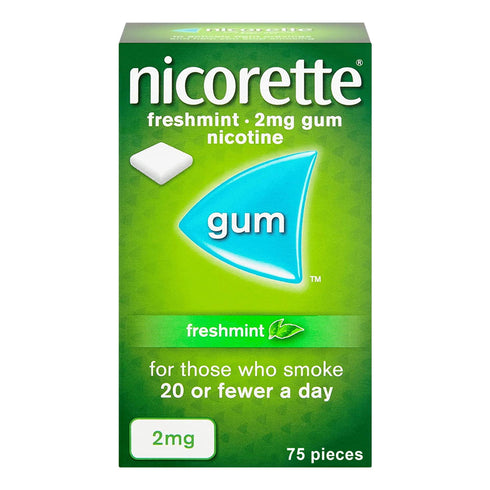 Nicorette Chewing Gum Original, Fruitfusion, IcyWhite 2mg-4mg - TradeNRG UK